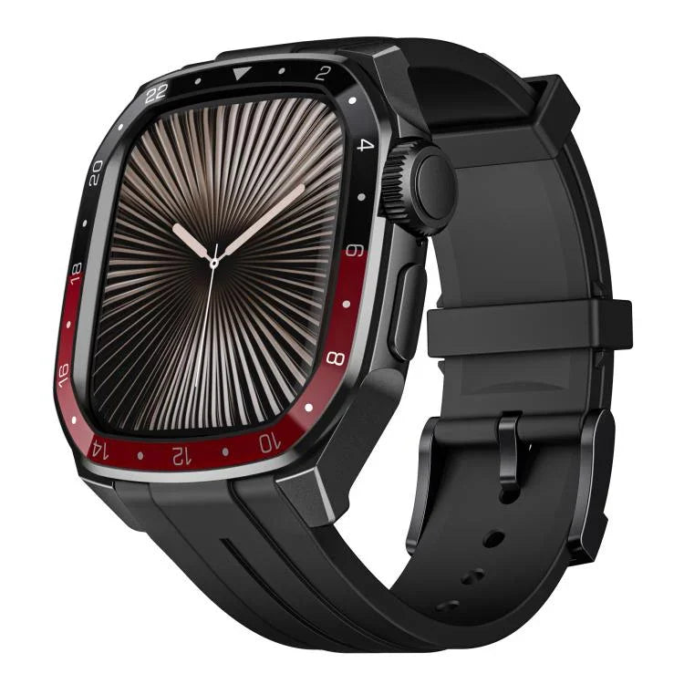 Modellbauweise mit integriertem Metallrahmen und Silikonarmband, für Apple Watch Series 10 (46 mm)