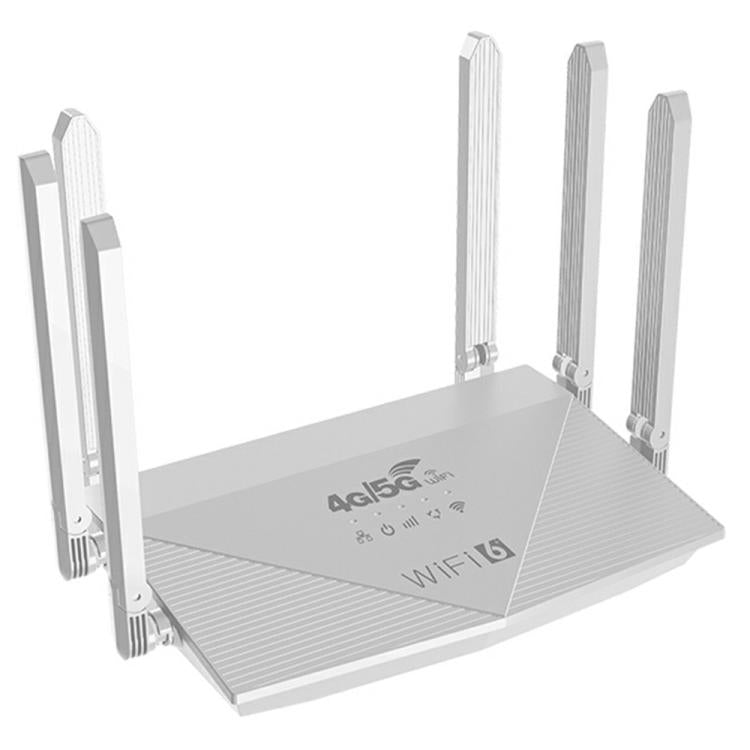 WR900-E Eurasische Version 4G SIM-Karte 6 Antennen 4 LAN-Ports Router LTE WiFi6 Router, WR900-E