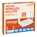 WR900-E Eurasische Version 4G SIM-Karte 6 Antennen 4 LAN-Ports Router LTE WiFi6 Router, WR900-E