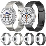 Integrated Three Beads Tortoise Buckle Metal Watch Band, For Samsung Galaxy Watch8 / Watch8 Classic
