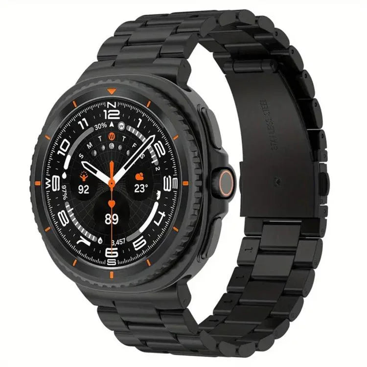 Integriertes Drei-Perlen-Armband aus Metall und Titan, für Samsung Galaxy Watch8 / Watch8 Classic