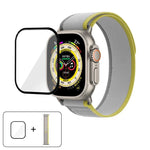 Wild Path Loop Nylon-Uhrenarmband mit 3D-gebogener Folie, für Apple Watch 6 / 5 / 4 / SE (40 mm), Apple Watch Ultra / 2 (49 mm), Apple Watch Series 9 / 8 / 7 (45 mm)