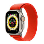 Wild Path Loop Nylon-Uhrenarmband mit 3D-gebogener Folie, für Apple Watch Series 9/8/7 (41 mm), Apple Watch 3/2/1 (38 mm) und Apple Watch 3/2/1 (42 mm)