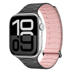Magnetisches Silikon-Armband in I-Form, für Apple Watch 46 mm / 49 mm / 45 mm / 44 mm, für Apple Watch 42 mm / 41 mm / 40 mm / 38 mm