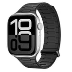 Magnetisches Silikon-Armband in I-Form, für Apple Watch 46 mm / 49 mm / 45 mm / 44 mm, für Apple Watch 42 mm / 41 mm / 40 mm / 38 mm