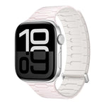 Magnetisches Silikon-Armband in I-Form, für Apple Watch 46 mm / 49 mm / 45 mm / 44 mm, für Apple Watch 42 mm / 41 mm / 40 mm / 38 mm