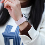 Magnetisches Silikon-Armband in I-Form, für Apple Watch 46 mm / 49 mm / 45 mm / 44 mm, für Apple Watch 42 mm / 41 mm / 40 mm / 38 mm