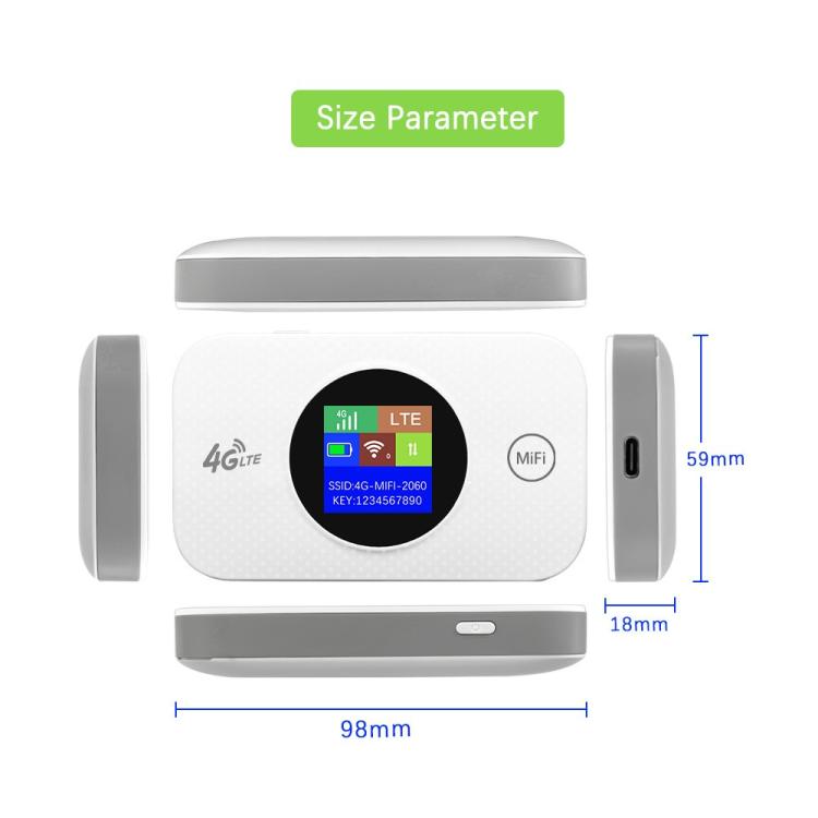 MF968-E Eurasische Version Mobiler Router mit austauschbarem Akku, tragbares 4G WLAN-Hotspot-Gerät, MF968-E