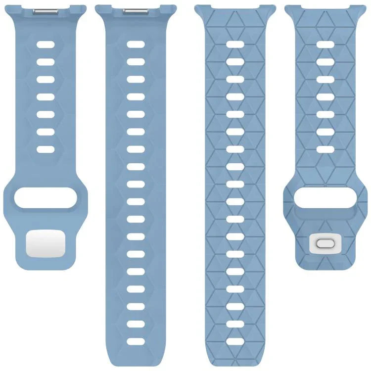 Football Texture Reverse Steel Buckle Silicone Watch Band, For Samsung Galaxy Watch8 / Watch8 Classic