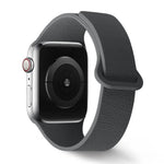 Magnetisches Silikon-Uhrenarmband mit Litschi-Muster, passend für Apple Watch 46 mm / 49 mm / 45 mm / 44 mm und 42 mm / 41 mm / 40 mm / 38 mm