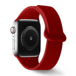 Magnetisches Silikon-Uhrenarmband mit Litschi-Muster, passend für Apple Watch 46 mm / 49 mm / 45 mm / 44 mm und 42 mm / 41 mm / 40 mm / 38 mm