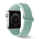 Magnetisches Silikon-Uhrenarmband mit Litschi-Muster, passend für Apple Watch 46 mm / 49 mm / 45 mm / 44 mm und 42 mm / 41 mm / 40 mm / 38 mm