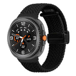 Fold Magnetic Buckle Braided Watch Band, For Samsung Galaxy Watch8 / Watch8 Classic