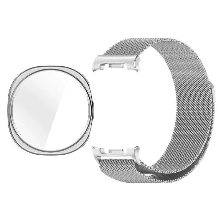 TPU-Schutzhülle mit vollständigem Schutz, magnetisches Milanaise-Metallarmband, für Samsung Galaxy Watch8 44 mm und 40 mm