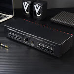 B075 4 Eingänge 4 Ausgänge Leistungsverstärker-Lautsprecherumschalter, 300W Klangqualität pro Kanal ohne Verlust, B075