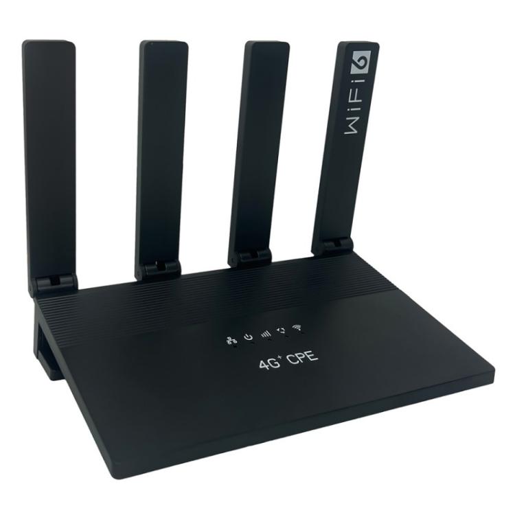 WR800 WiFi Router 4 LAN Ports 600Mbit/s WiFi 6 WLAN Modem mit SIM-Kartensteckplatz 4G LTE, US-Stecker, EU-Stecker