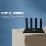 WR800 WiFi Router 4 LAN Ports 600Mbit/s WiFi 6 WLAN Modem mit SIM-Kartensteckplatz 4G LTE, US-Stecker, EU-Stecker