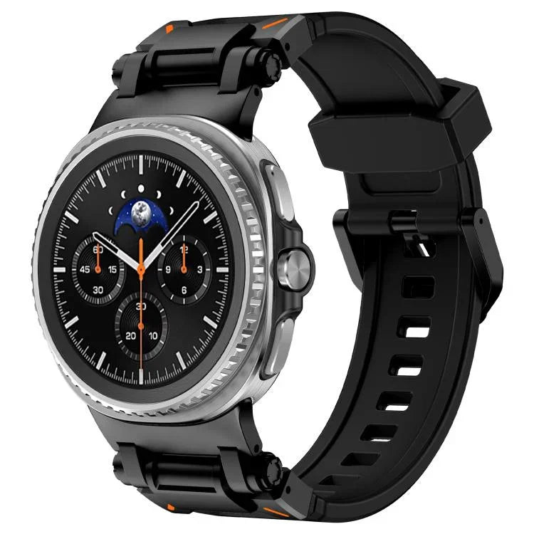 Explorer Metallverbinder Silikon-Uhrenarmband, für Samsung Galaxy Watch8 / Watch8 Classic