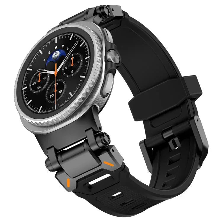Explorer Metallverbinder Silikon-Uhrenarmband, für Samsung Galaxy Watch8 / Watch8 Classic