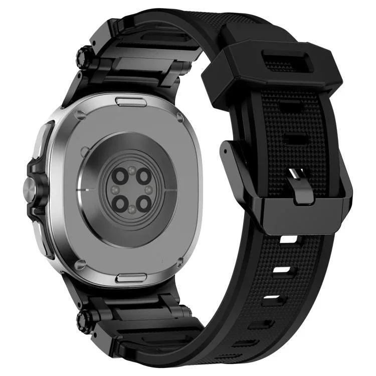 Explorer Metallverbinder Silikon-Uhrenarmband, für Samsung Galaxy Watch8 / Watch8 Classic
