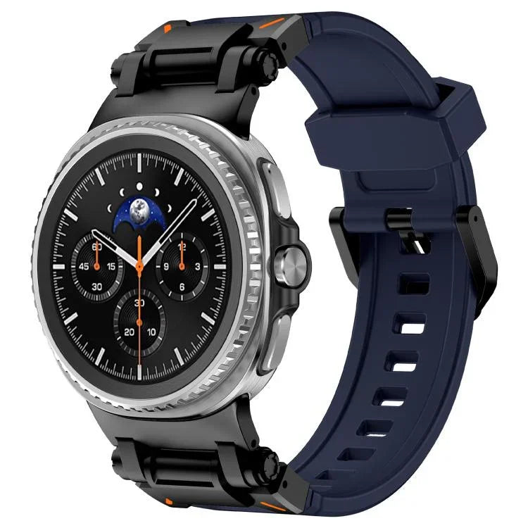 Explorer Metallverbinder Silikon-Uhrenarmband, für Samsung Galaxy Watch8 / Watch8 Classic