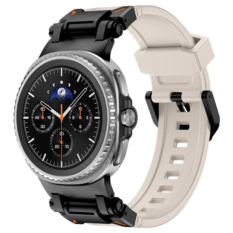 Explorer Metallverbinder Silikon-Uhrenarmband, für Samsung Galaxy Watch8 / Watch8 Classic