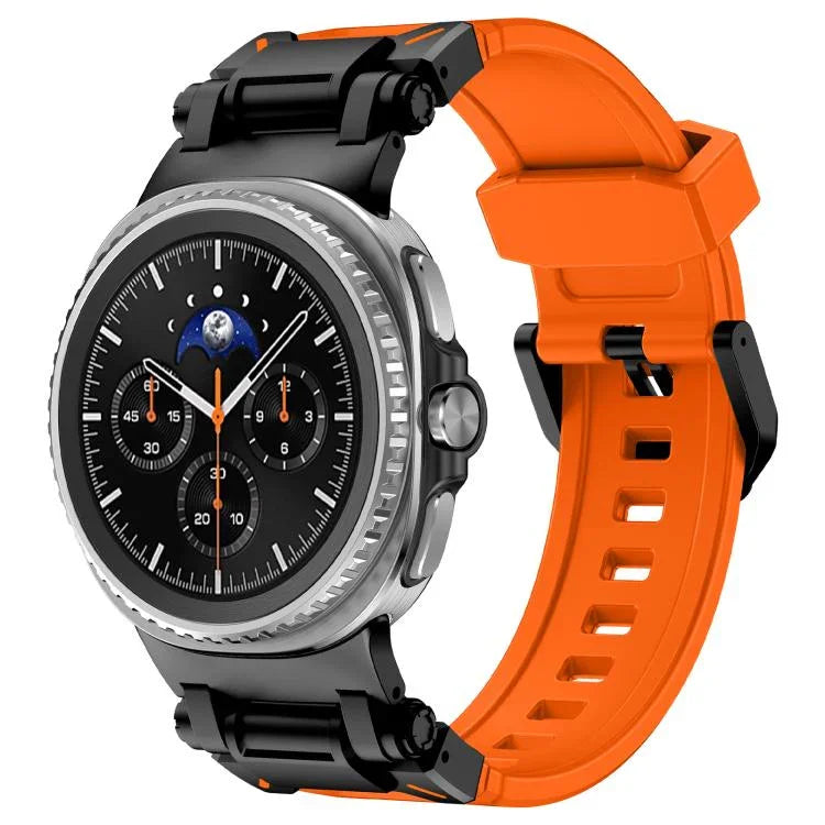 Explorer Metallverbinder Silikon-Uhrenarmband, für Samsung Galaxy Watch8 / Watch8 Classic