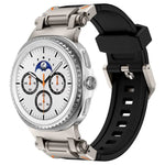 Explorer Metallverbinder Silikon-Uhrenarmband, für Samsung Galaxy Watch8 / Watch8 Classic