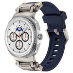Explorer Metallverbinder Silikon-Uhrenarmband, für Samsung Galaxy Watch8 / Watch8 Classic