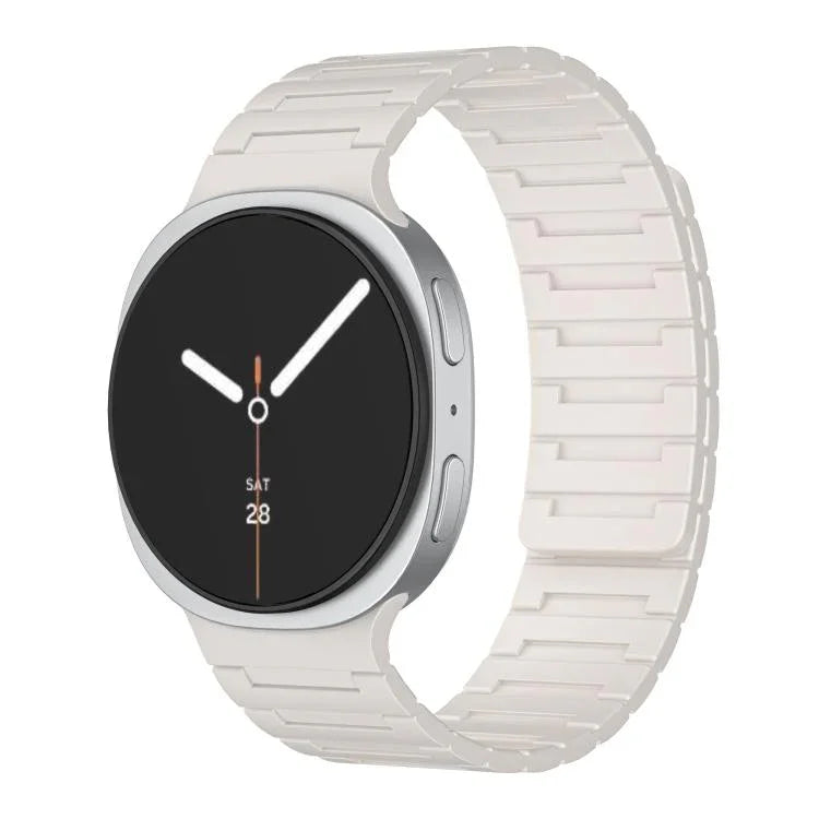 Weiches magnetisches Silikon-Uhrenarmband, für Samsung Galaxy Watch8 / Watch8 Classic
