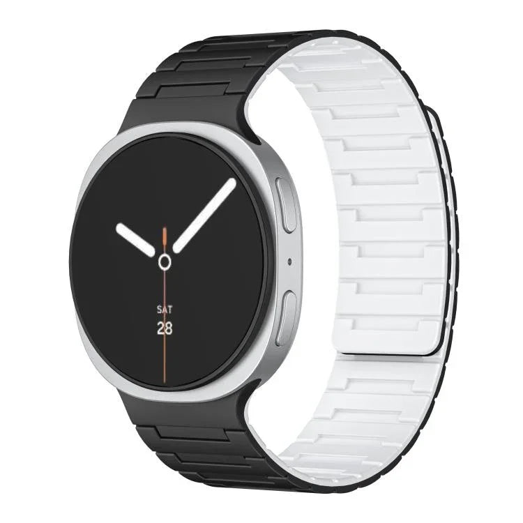 Soft Silicone Magnetic Watch Band, For Samsung Galaxy Watch8 / Watch8 Classic