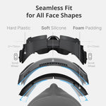 BOBOVR F3 für Meta Quest 3 Ersatz-Gesichtsmaske Kühlung Polsterung VR-Headset Gesichtsauflage, F3