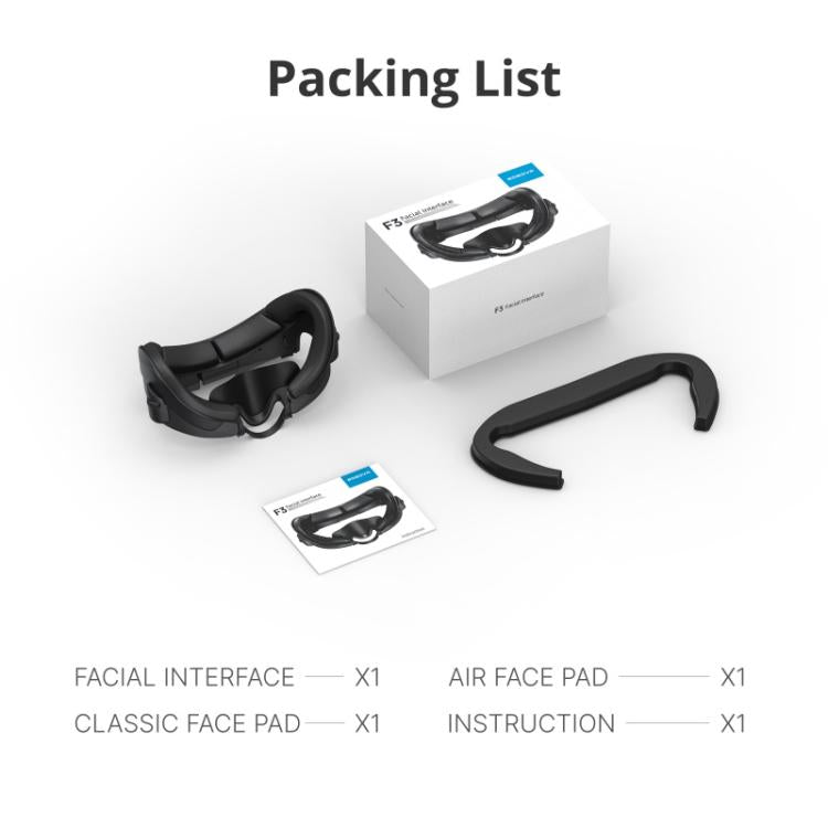 BOBOVR F3 für Meta Quest 3 Ersatz-Gesichtsmaske Kühlung Polsterung VR-Headset Gesichtsauflage, F3