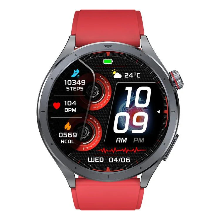 ET472 1,53-Zoll-Farbdisplay, Bluetooth-Smartwatch mit Silikonarmband, unterstützt intelligente Frage- und Antwortfunktionen (AI-GPT).