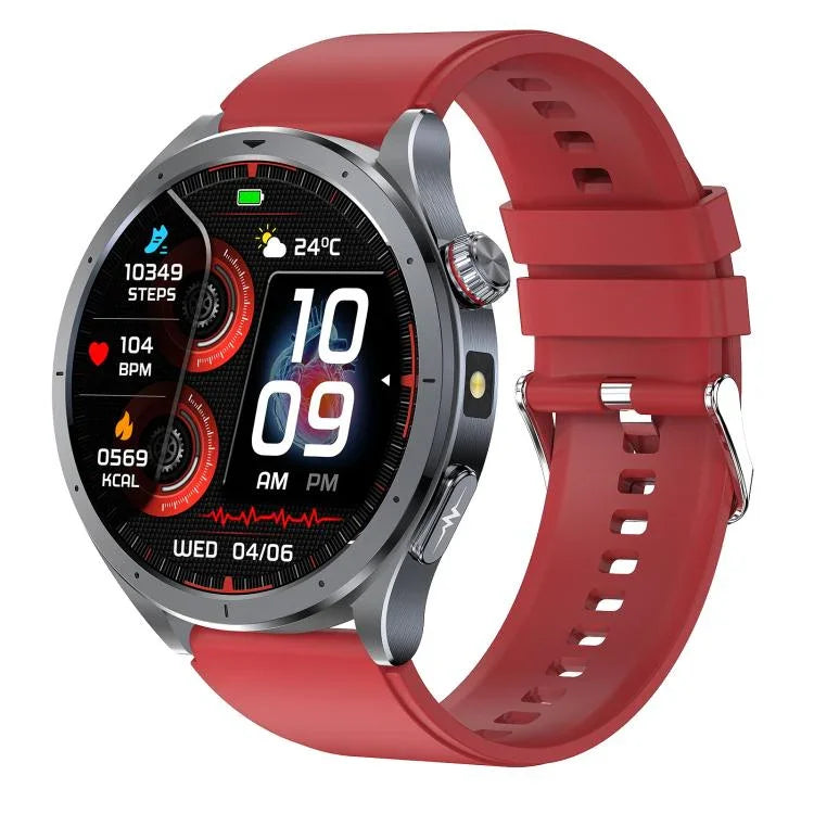 ET472 1,53-Zoll-Farbdisplay, Bluetooth-Smartwatch mit Silikonarmband, unterstützt intelligente Frage- und Antwortfunktionen (AI-GPT).
