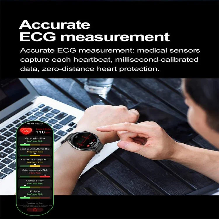 ET472 1,53-Zoll-Farbdisplay, Bluetooth-Smartwatch mit Silikonarmband, unterstützt intelligente Frage- und Antwortfunktionen (AI-GPT).