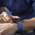Flaches, einfarbiges Silikon-Uhrenarmband, für Samsung Galaxy Watch8 / Watch8 Classic