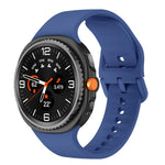 Flaches, einfarbiges Silikon-Uhrenarmband, für Samsung Galaxy Watch8 / Watch8 Classic