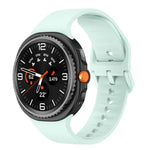 Flaches, einfarbiges Silikon-Uhrenarmband, für Samsung Galaxy Watch8 / Watch8 Classic