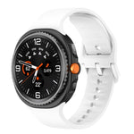 Flaches, einfarbiges Silikon-Uhrenarmband, für Samsung Galaxy Watch8 / Watch8 Classic