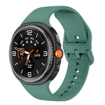 Flaches, einfarbiges Silikon-Uhrenarmband, für Samsung Galaxy Watch8 / Watch8 Classic
