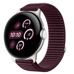 Uhrenarmband mit Klettverschluss aus gewebtem Nylon und Metallschnittstelle, für Google Pixel Watch 4 / Watch 3 45mm, für Google Pixel Watch 4 / 3 / 2 / 1 41mm