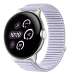 Uhrenarmband mit Klettverschluss aus gewebtem Nylon und Metallschnittstelle, für Google Pixel Watch 4 / Watch 3 45mm, für Google Pixel Watch 4 / 3 / 2 / 1 41mm