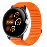 Uhrenarmband mit Klettverschluss aus gewebtem Nylon und Metallschnittstelle, für Google Pixel Watch 4 / Watch 3 45mm, für Google Pixel Watch 4 / 3 / 2 / 1 41mm