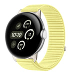 Uhrenarmband mit Klettverschluss aus gewebtem Nylon und Metallschnittstelle, für Google Pixel Watch 4 / Watch 3 45mm, für Google Pixel Watch 4 / 3 / 2 / 1 41mm