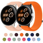 Uhrenarmband mit Klettverschluss aus gewebtem Nylon und Metallschnittstelle, für Google Pixel Watch 4 / Watch 3 45mm, für Google Pixel Watch 4 / 3 / 2 / 1 41mm