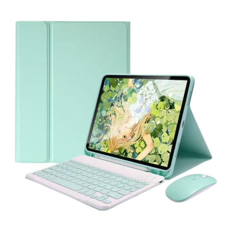 Abnehmbare magnetische Bluetooth-Tastatur Tablet-Hülle mit Maus, Für iPad 2025, Für iPad 2022