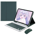 Abnehmbare magnetische Bluetooth-Tastatur Tablet-Hülle mit Maus, Für iPad 2025, Für iPad 2022