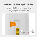 CPF101-E8 Home Office SIM-Karten-Mobilfunk-WLAN-Hotspot 3 LAN-Ports Eurasische Version 4G LTE Router, US-Stecker, EU-Stecker