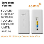 CPF101-E8 Home Office SIM-Karten-Mobilfunk-WLAN-Hotspot 3 LAN-Ports Eurasische Version 4G LTE Router, US-Stecker, EU-Stecker